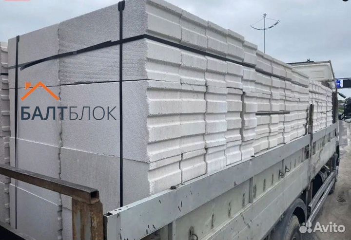 Газосиликатный блок 300х200х600 D500