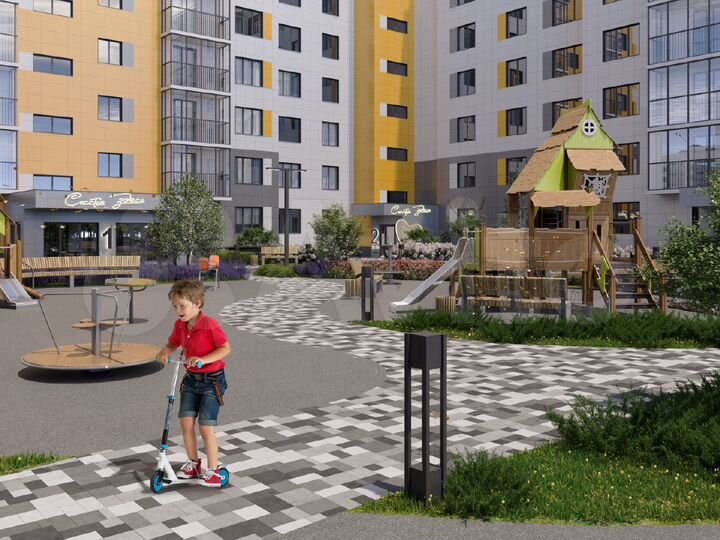 2-к. квартира, 65,9 м², 5/7 эт.