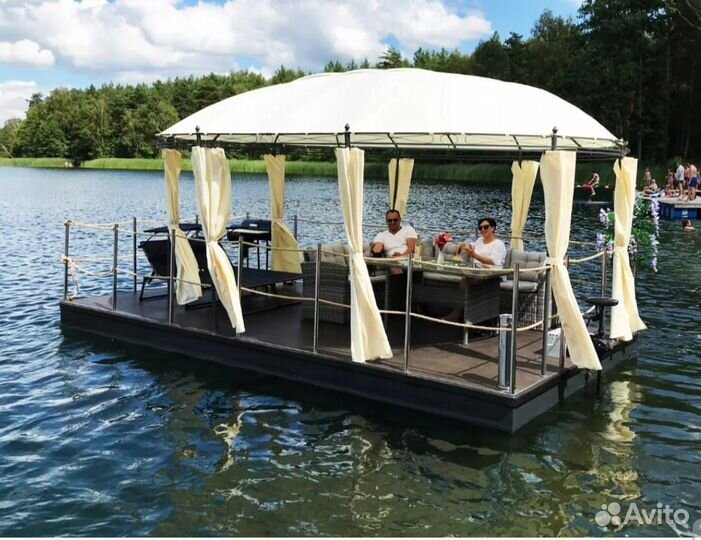 Платформа хаусбот понтоны