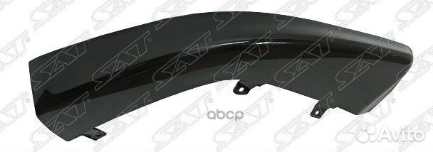 Спойлер бампера mitsubishi lancer X 07-15 RH ST