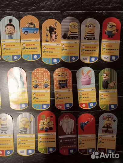 Карточки Миньоны из Магнита