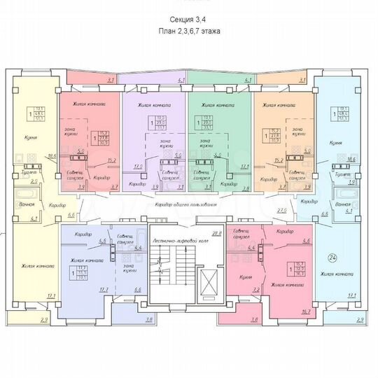1-к. квартира, 37,1 м², 5/9 эт.