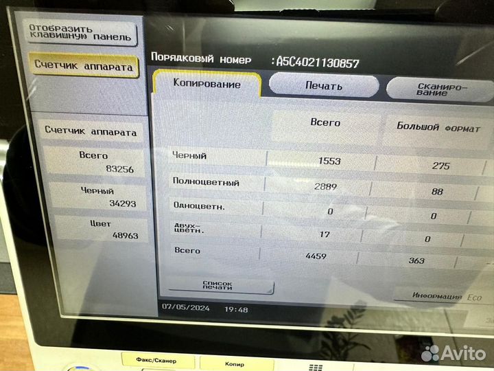 Полноцветный мфу Konica Minolta bizhub C224e