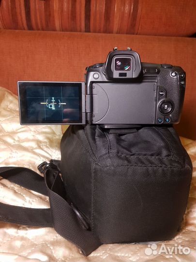 Canon eos r с переходником