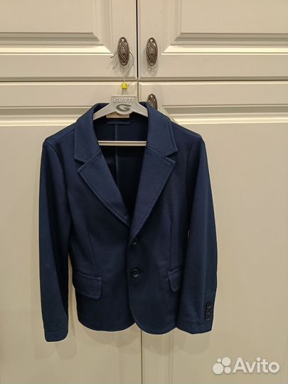 Пиджак button blue