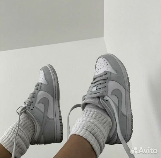 Nike Sb Dunk Low Grey Fog (Космические)