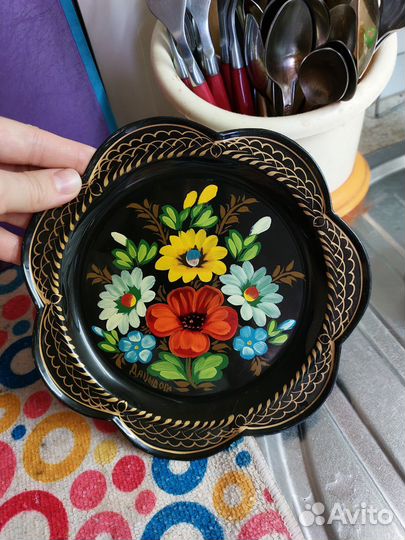 Поднос металлический