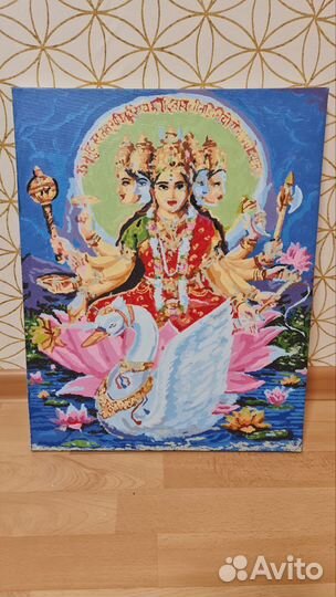 Картины: Гаятри, Архангел, Абстракция