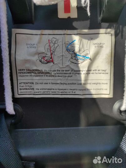 Детское автокресло от 0 до 18