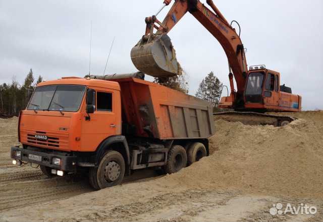 Песок щебень доставка