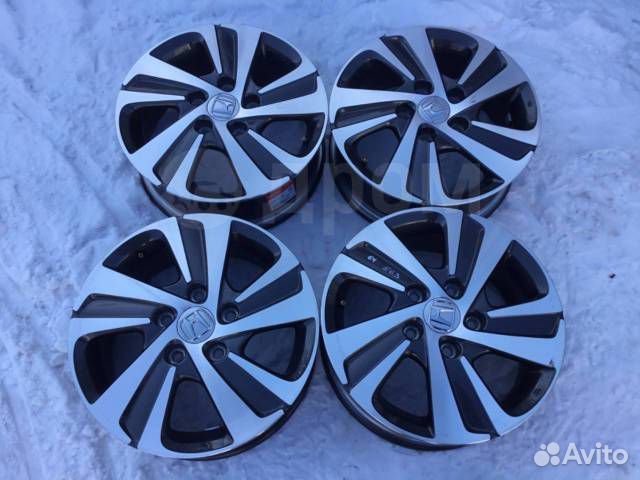 Диски R15 5*114,3 с летней резиной honda freed