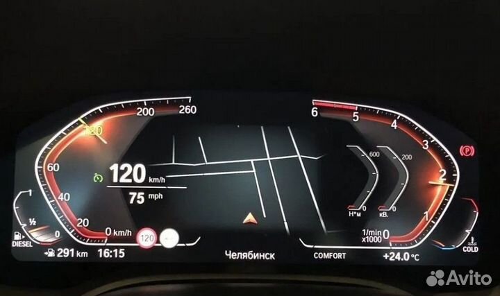 Приборная панель Cocpit MGU Лед LED BMW
