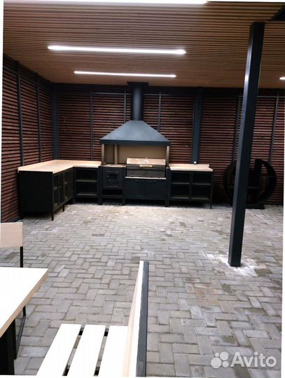 Мангал С печкой под казан