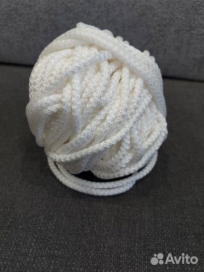 Шнур белый декоративный