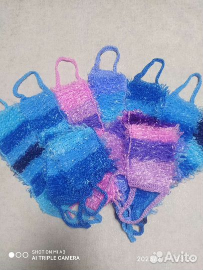 Мочалка ручной работы