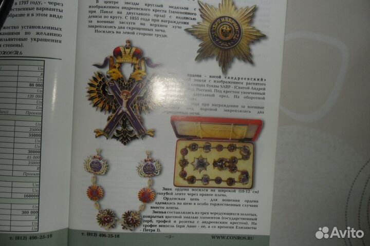 Каталог справочник наград Российской империи