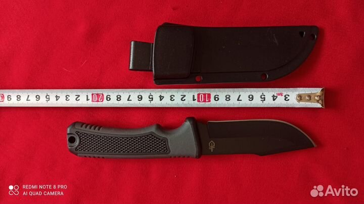 Нож, сталь 7CR17MOV HRC58, ножны ABS plastic