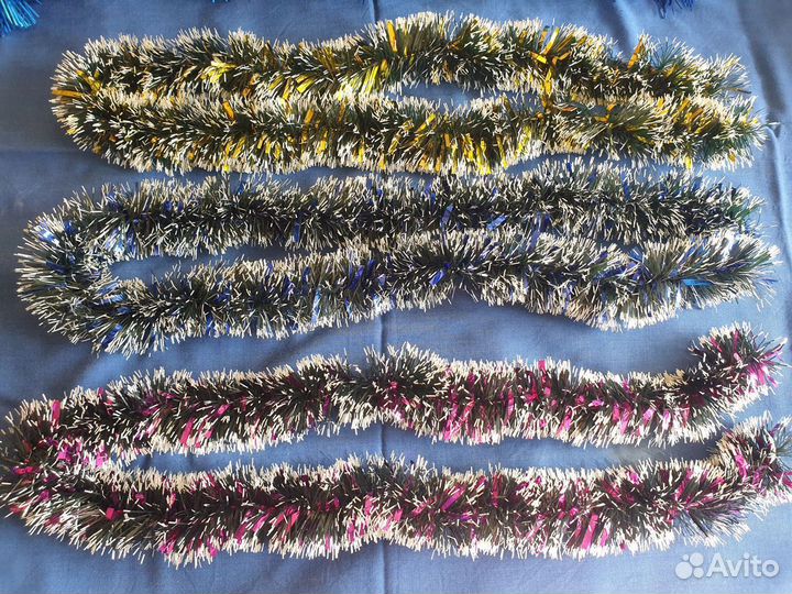 Новогодняя мишура пакетом