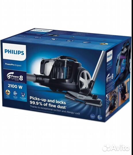 Пылесос philips новый в коробке