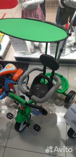 Детский велосипед-коляска