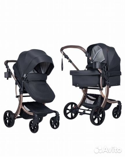 Коляска 2 в 1 новая зима лето с сумкой для мамы
