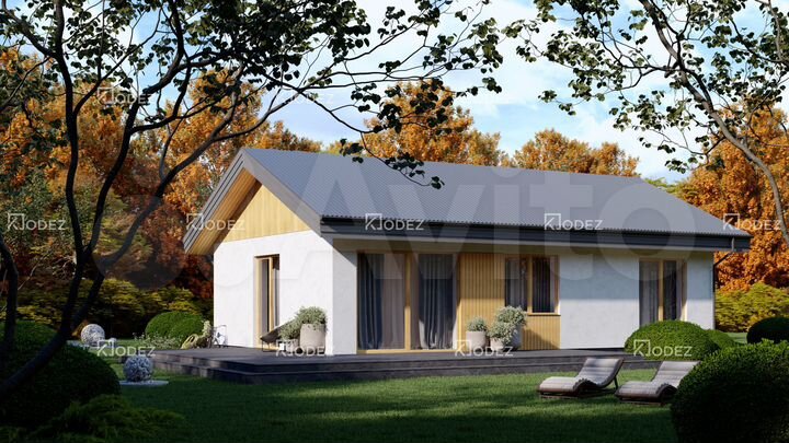 Дом 86,3 м² на участке 10 сот.