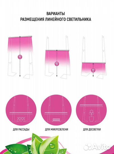 Подставка для фитоламп
