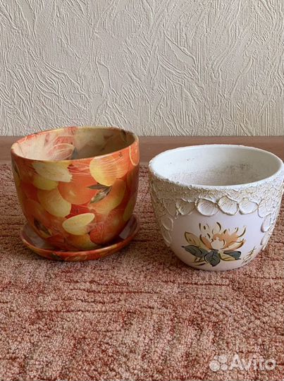 Цветочный горшок керамика