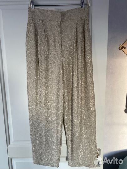 Брюки в пайетках нм новые