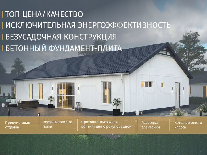 Дом 120 м² на участке 6 сот.