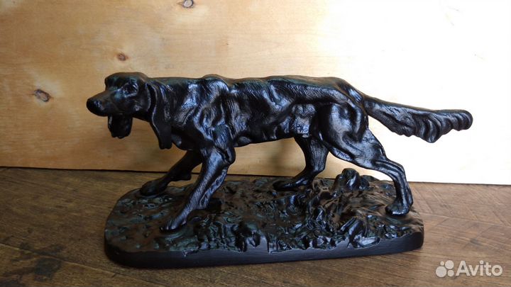 Статуэтка Сеттер. Чугун, Куса. СССР