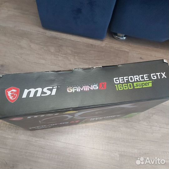 Видеокарта gtx 1660 super 6gb msi gaming x