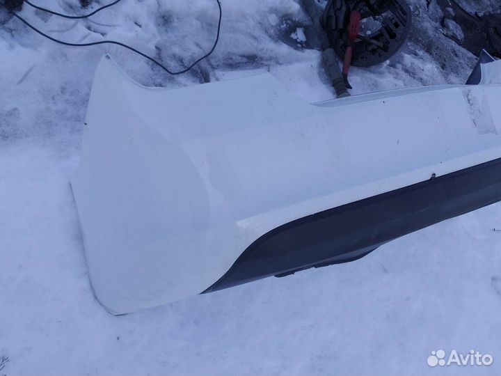 Задний бампер Skoda Rapid