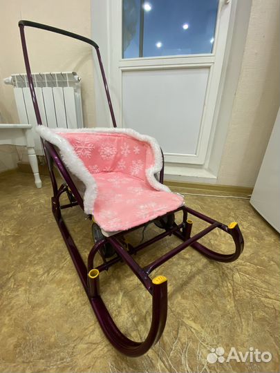 Санки с колесами