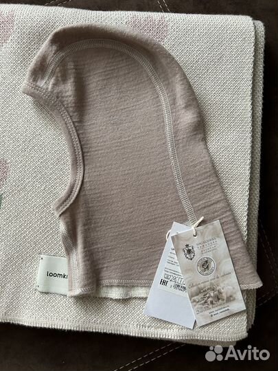 Балаклава / термо шлем для малыша 0-6 мес