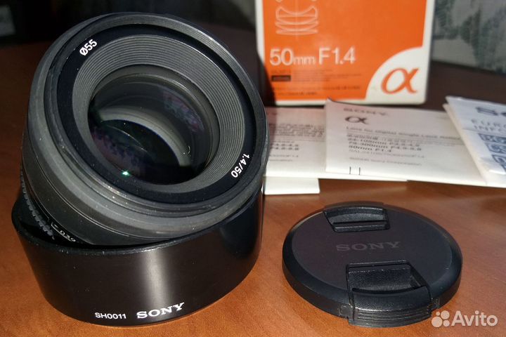 Объектив Sony A 50/1.4 (2 шт.)