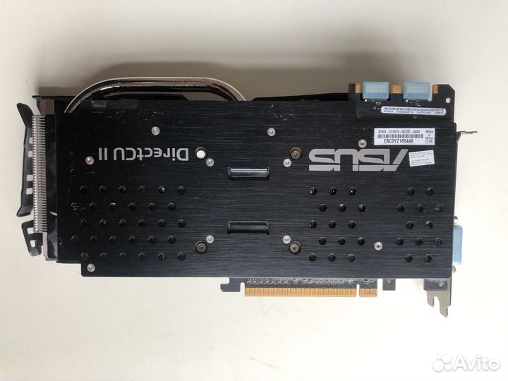 Видеокарта asus Strix Nvidia GeForce GTX 970