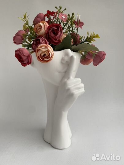 Декоративная ваза кашпо Тишина