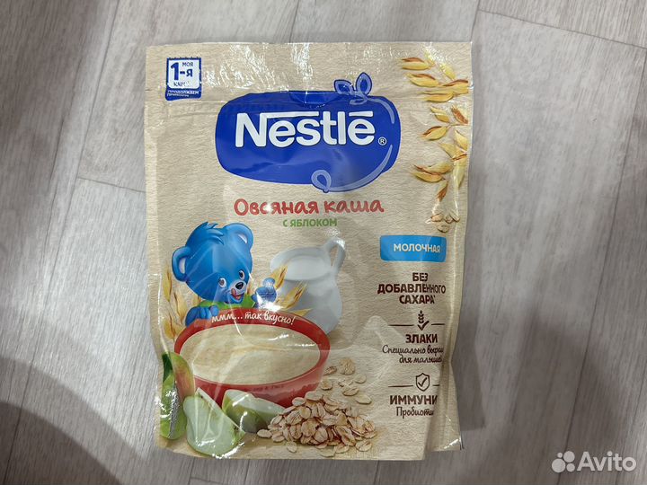 Молочные каши нестле