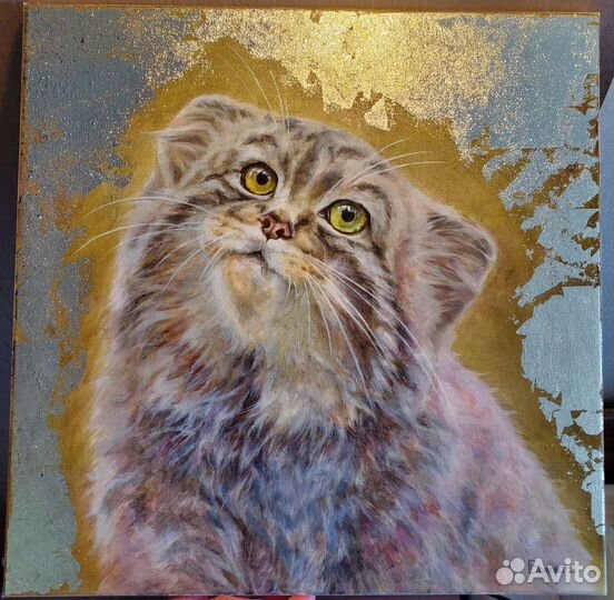 Картина маслом на холсте 40 х 40