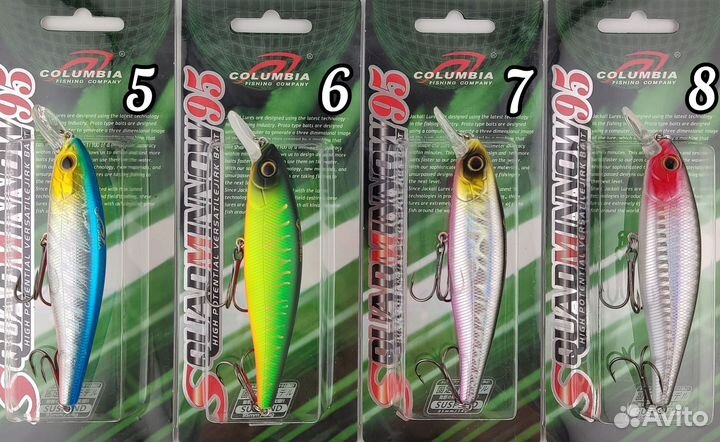 Воблер Jackall Squad Minnow 95SP