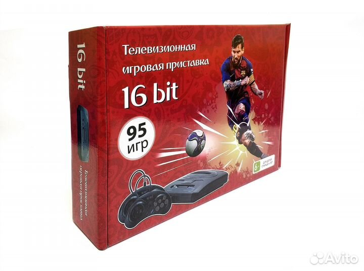 Sega игровая приставка 16-битная Football 95 игр