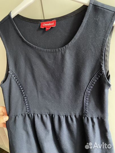 Сарафан синий 122