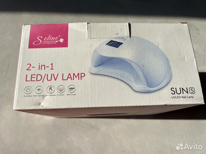 LED Лампа для ногтей новая SUN5