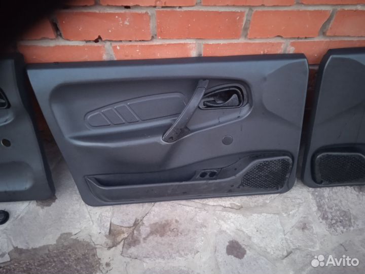 Дверные карты ваз 2114 комплект с ручками