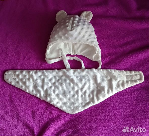 Шапочка и снуд для малыша