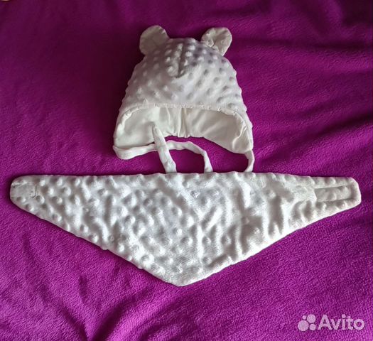 Шапочка и снуд для малыша