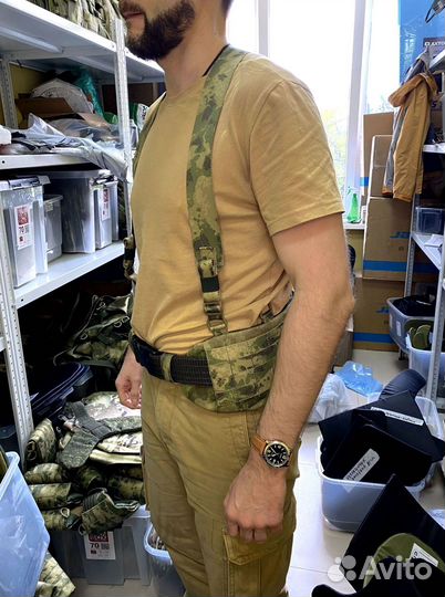 Боевой пояс тактический с защитой Бр1