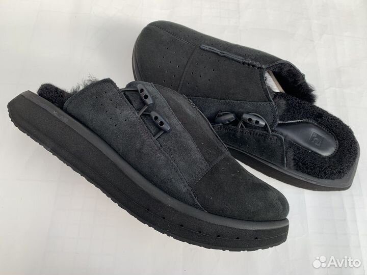 Тапки кожаные мужские р48, Deckers X Lab