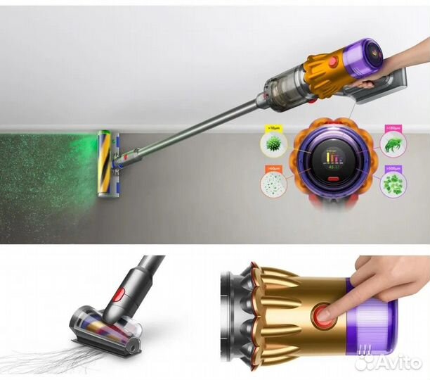Пылесос Dyson V12 Detect Slim Absolute. Наша вилка